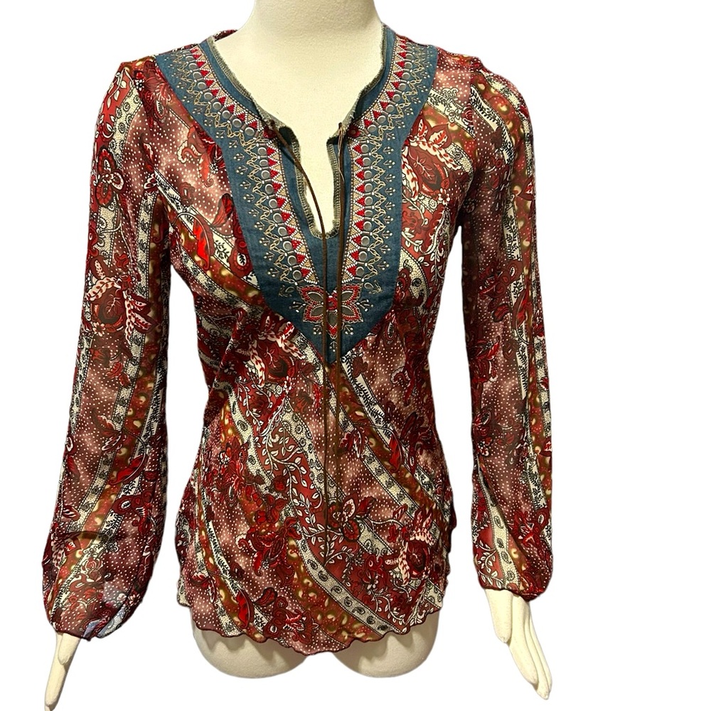 Fang brand boho top